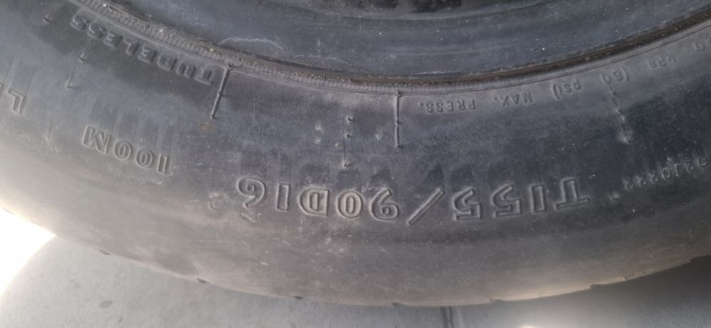 Оригінальна докатка костиль запаска додж калібер джип компас 5×114,3