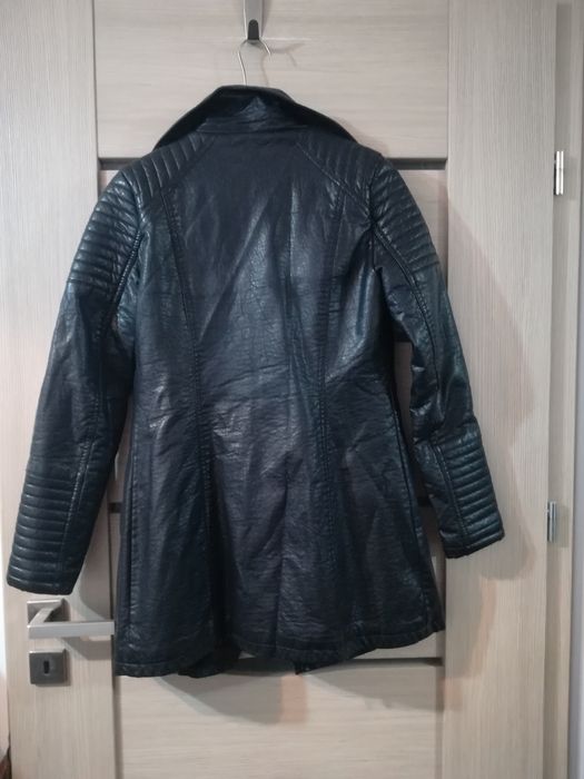 Kurtka skórzana ocieplana