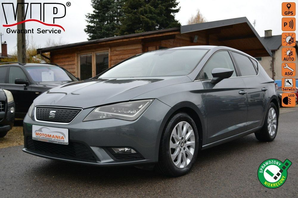 Seat Leon full LED*Skórzana Tapicerka*Alufelgi*Podgrz. Fotele*Nawigacja.Zarej