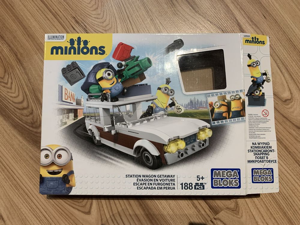 Klocki Mega Bloks Minionki Minions - Ucieczka autem