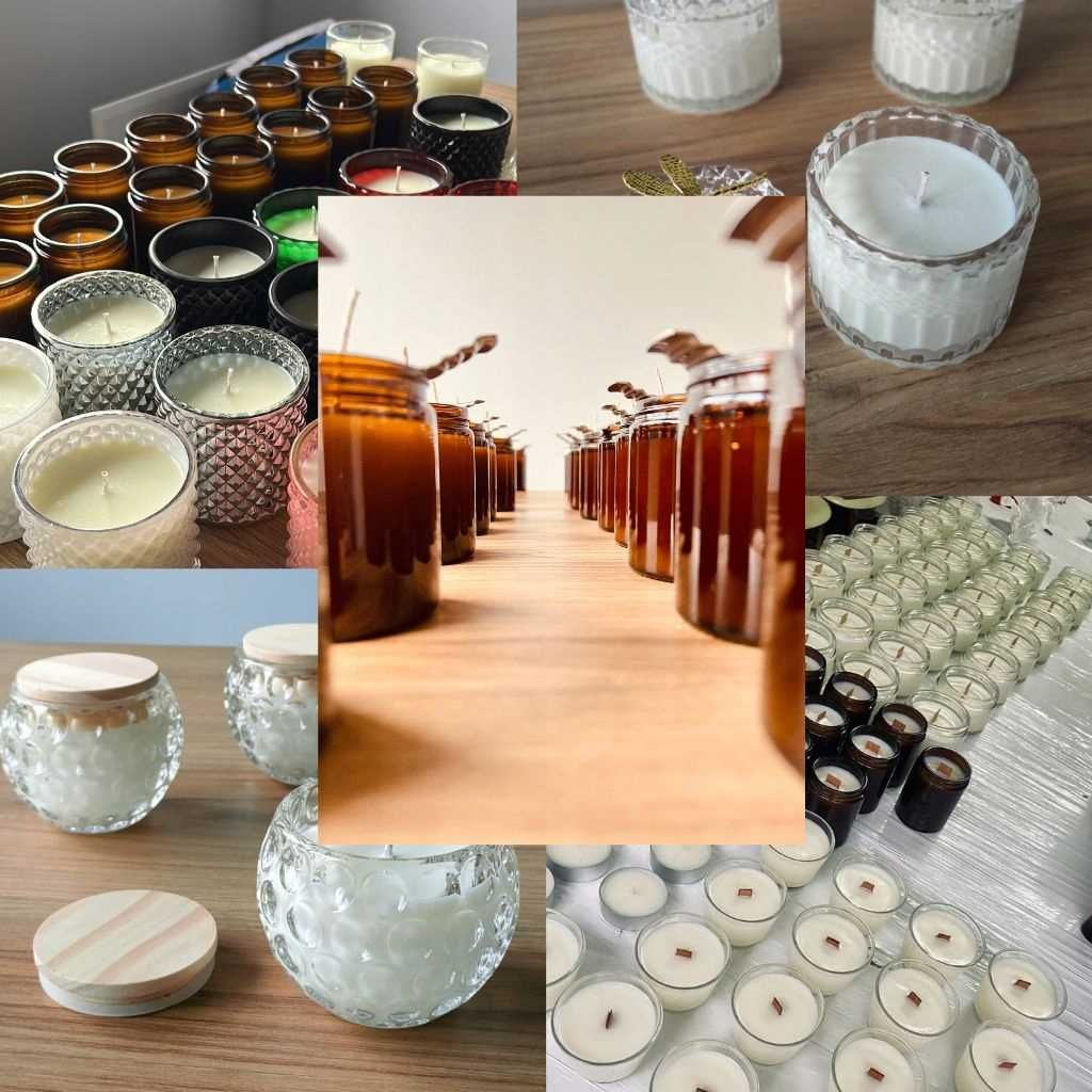 Naturalny wosk sojowy do świec zalewanych w naczyniach S41 3 Kg