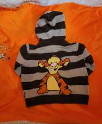 Sweterek z kapturem Disney Tiger 80-86cm H&M