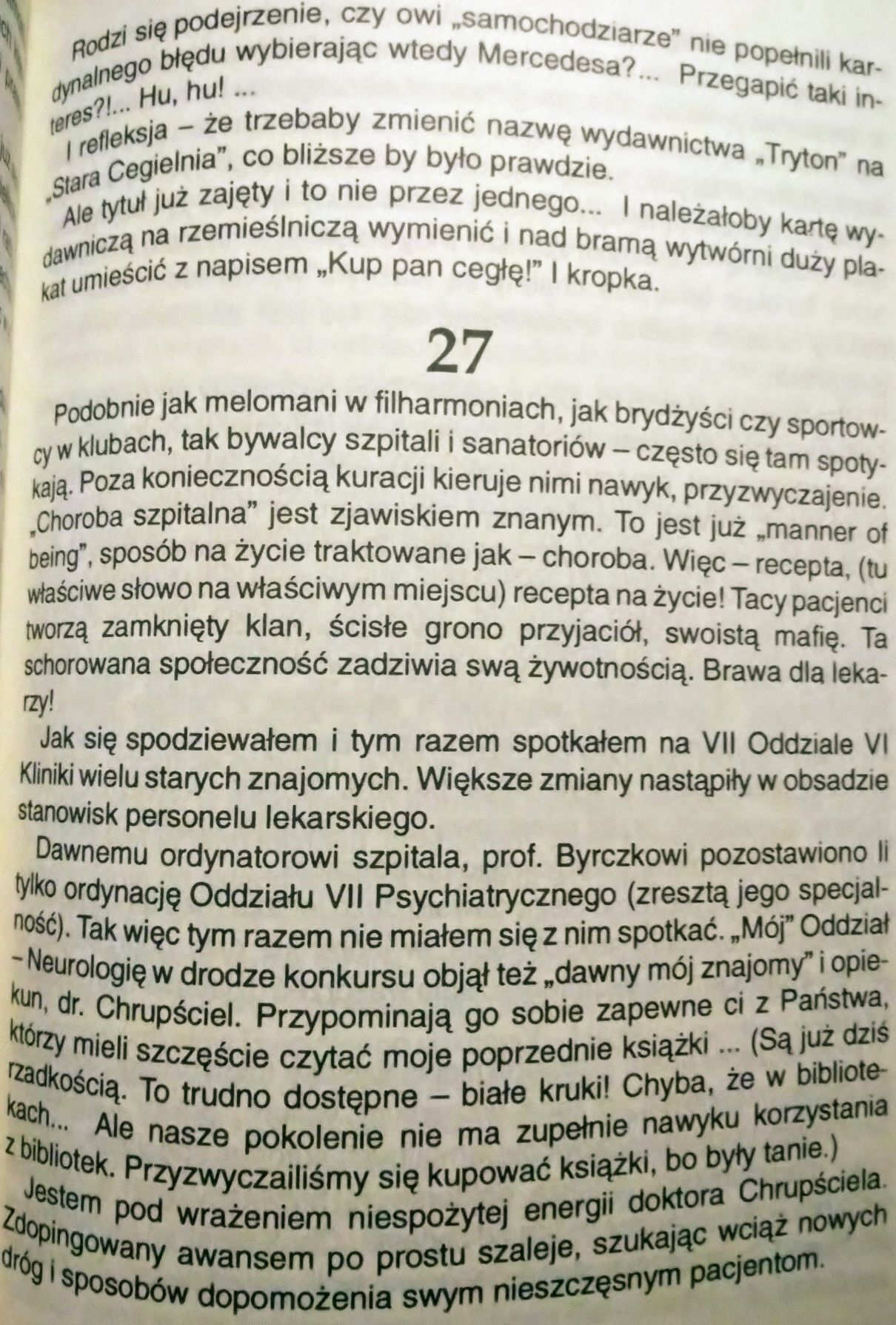 Niewczesne żarty. Henryk Czyż.