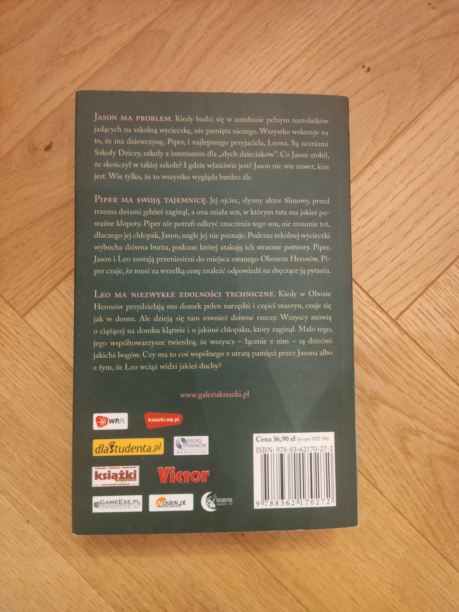 Książka Zagubiony Heros Rick Riordan