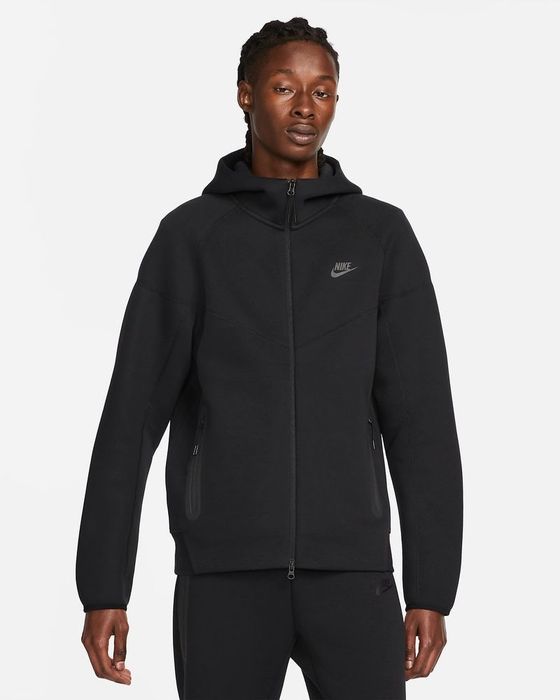 Зіп-худі nike tech fleece оригінал FULL-ZIP HOODIE BLACK FB7921-010