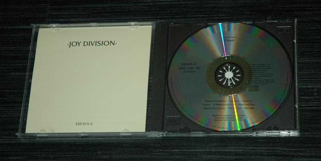 JOY DIVISION - Closer. 1992 Warner. 2