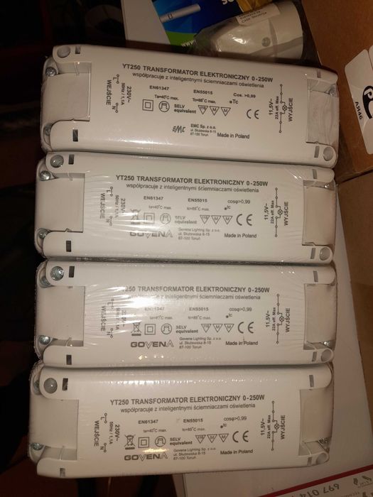 Transformator elektroniczny YT250 do 250W - 4 sztuki