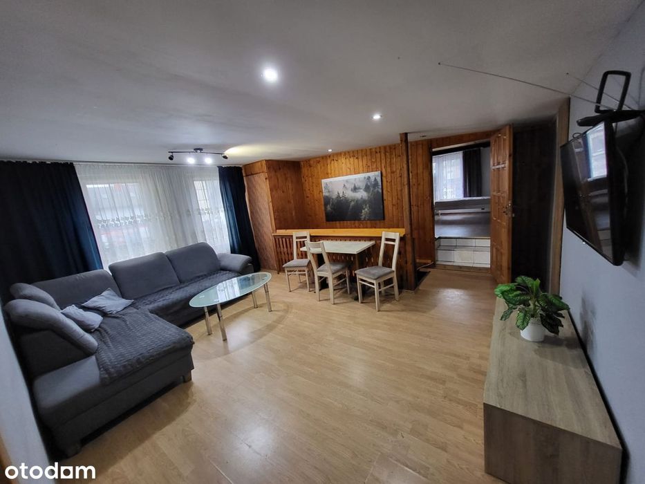 Mieszkanie 90m2 z podwórkiem i wiatą, Centrum Szklarska