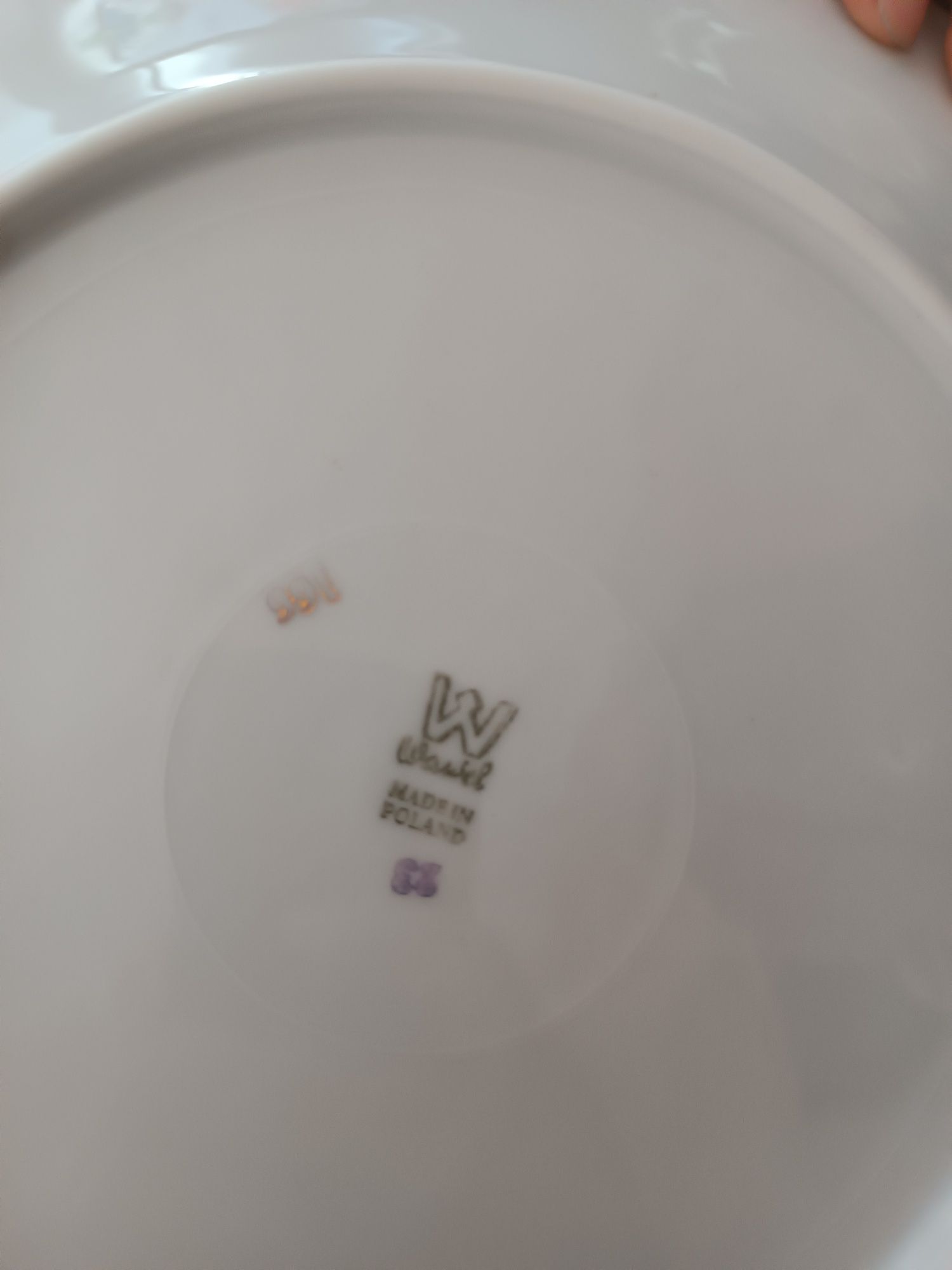 Zestaw obiadowy Porcelana Wałbrzych PRL