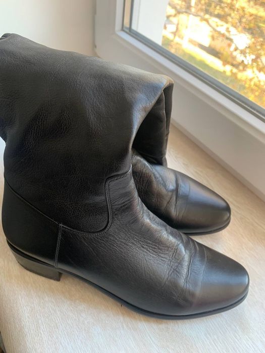 Продам кожанные итальянские сапоги и полусапожки, 25,5 см