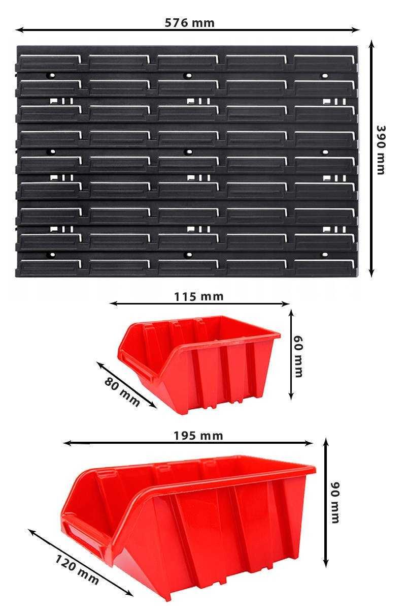 TABLICA WARSZTATOWA ścianka kuwety narzędziowa 78x173 cm