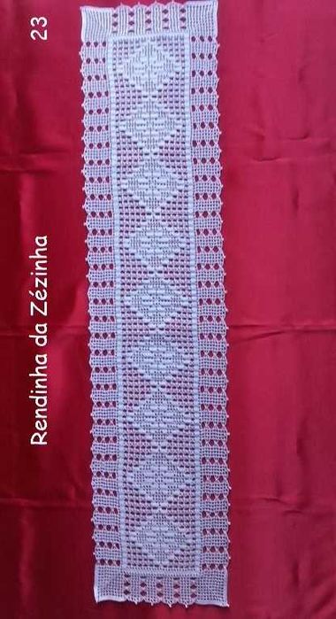 Centro de mesa em crochê artesanal