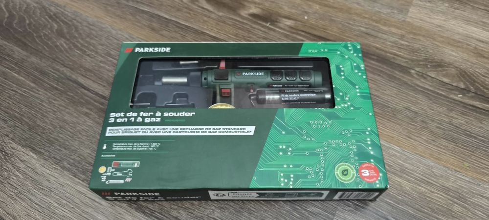 газовий паяльник Parkside 3-в-1