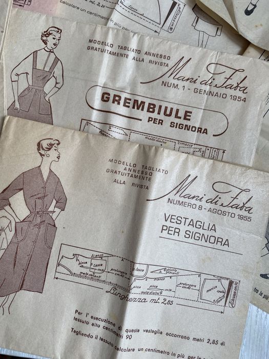 Викрійки вінтажні мода шиття