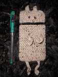 Etui pokrowiec case etui na telefon hand made rękodzieło prezent