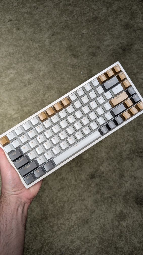 Teclado mecânico RK84 RGB Edição limitada, Bluetooth/2.4Ghz/USB