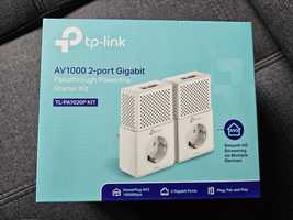 Dwa transmitery sieciowe Powerline TP-link TL-PA7020P kit