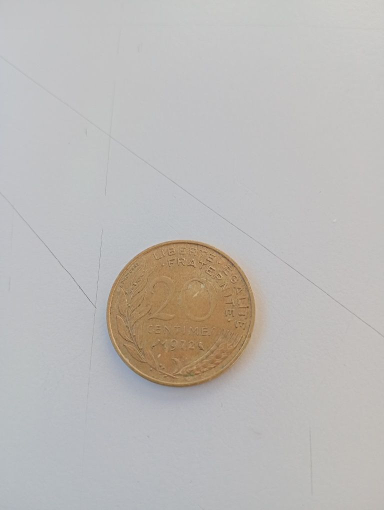 20centimos franceses 1972