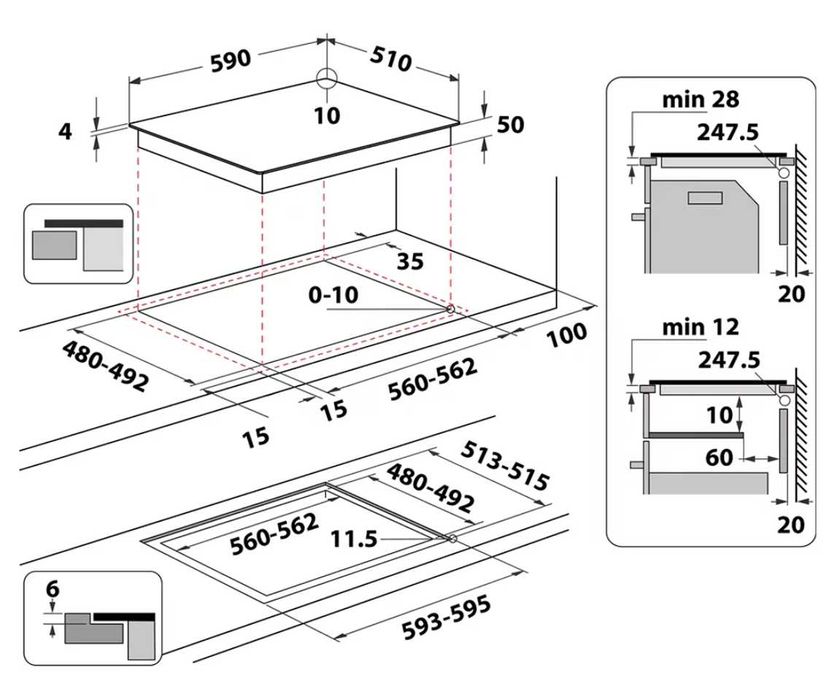 Індукційна варильна поверхня Whirlpool WB B8360 NE