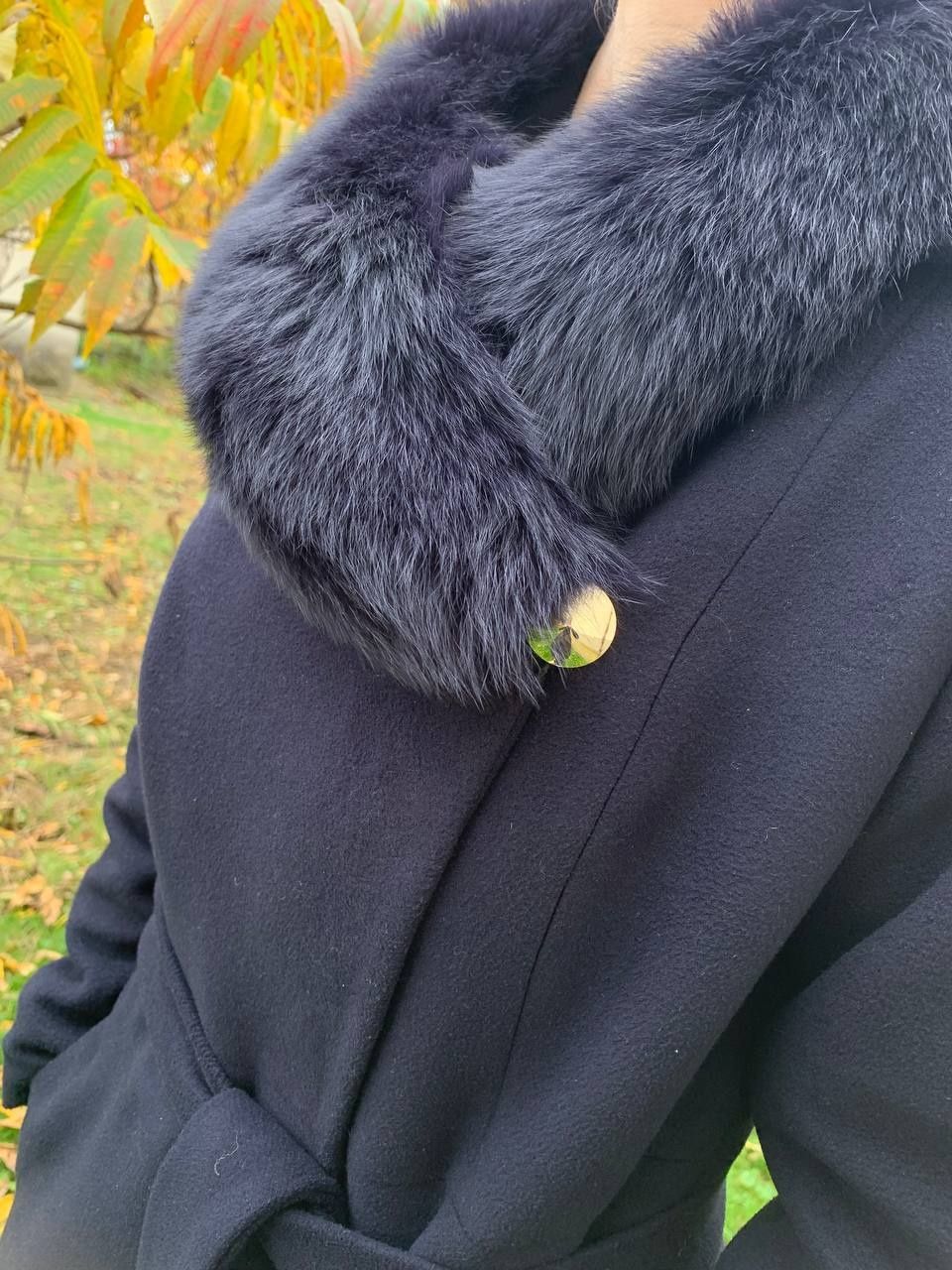 Зимове кашемірове пальто