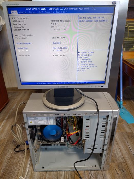 Системный блок + монитор(Видеокарта GeForce GT1030 2048Mb Inno3D )