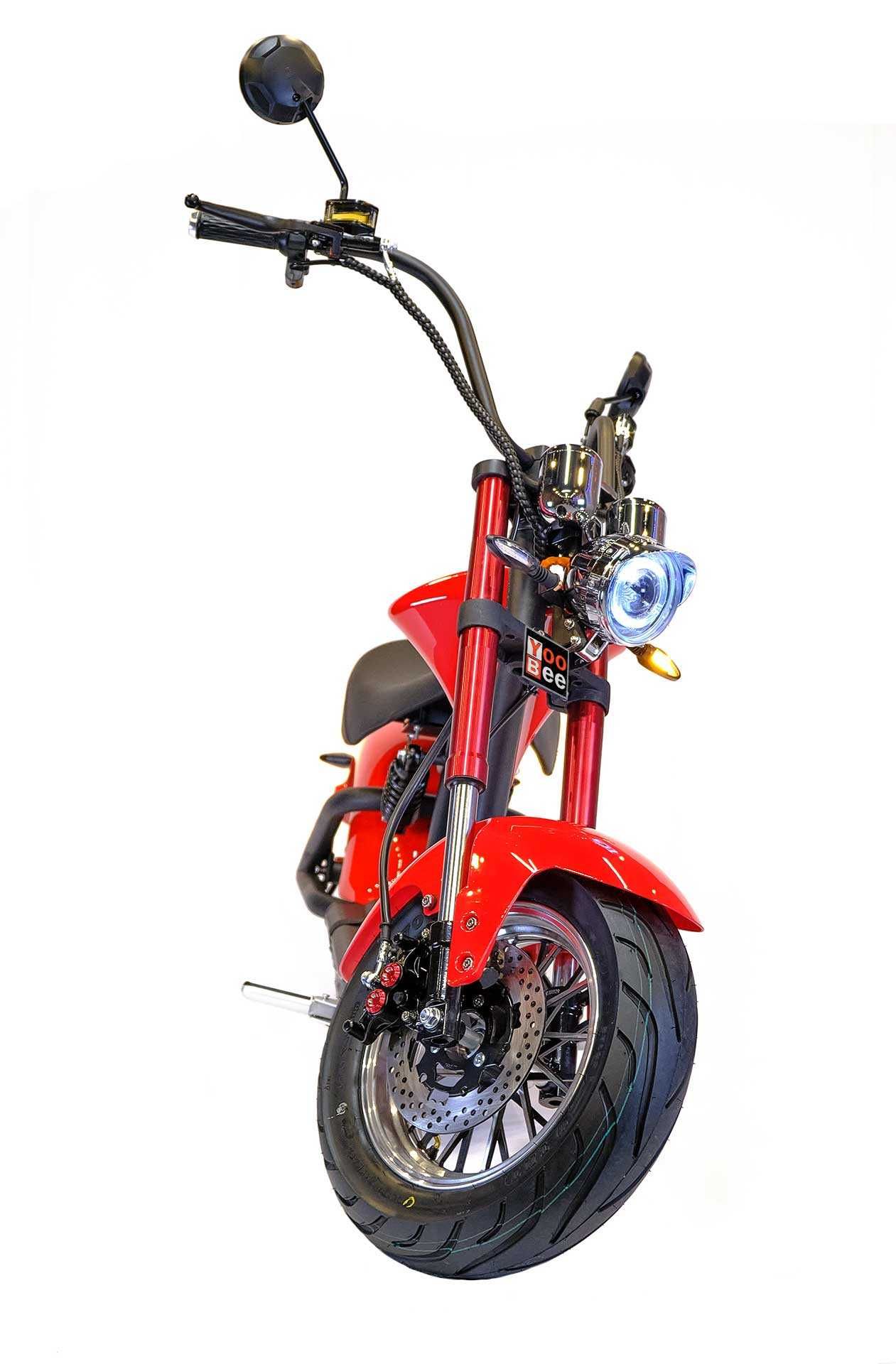 Электроскутер Чоппер Mangosteen Chopper red 3000W 30 Аh