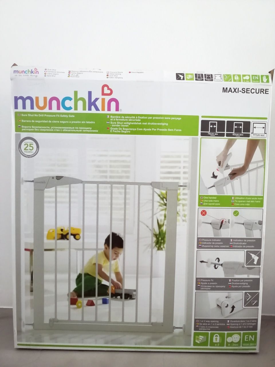 Barreira de segurança MUNCHKIN 76-82cm
