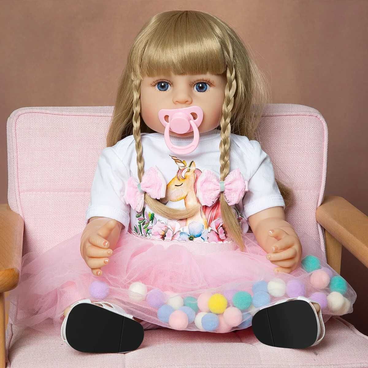 Силиконовая кукла Реборн (RebornDolls) девочка 55 см