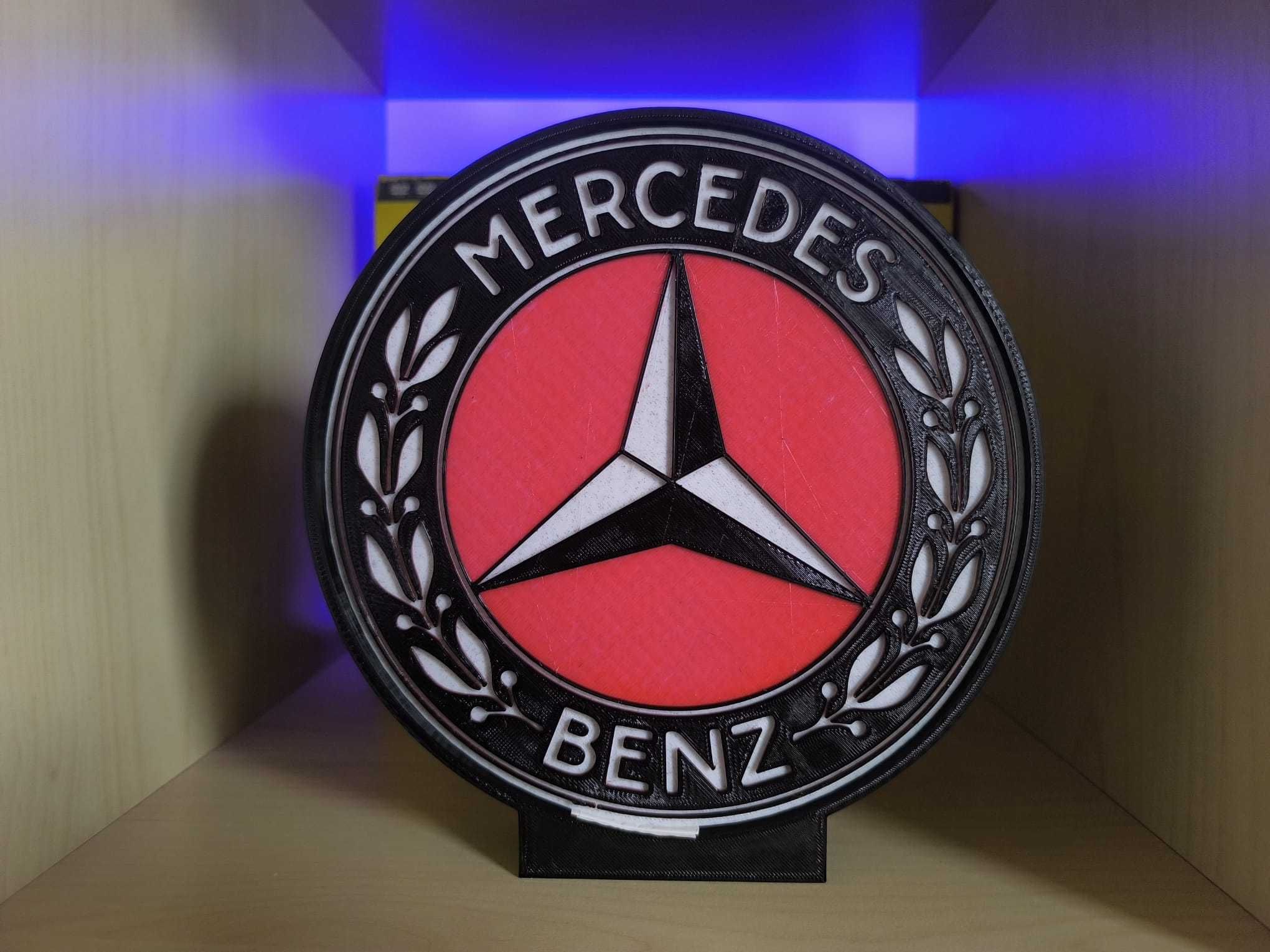 Luminaria - Lightbox  "MERCEDES-BENZ" V1