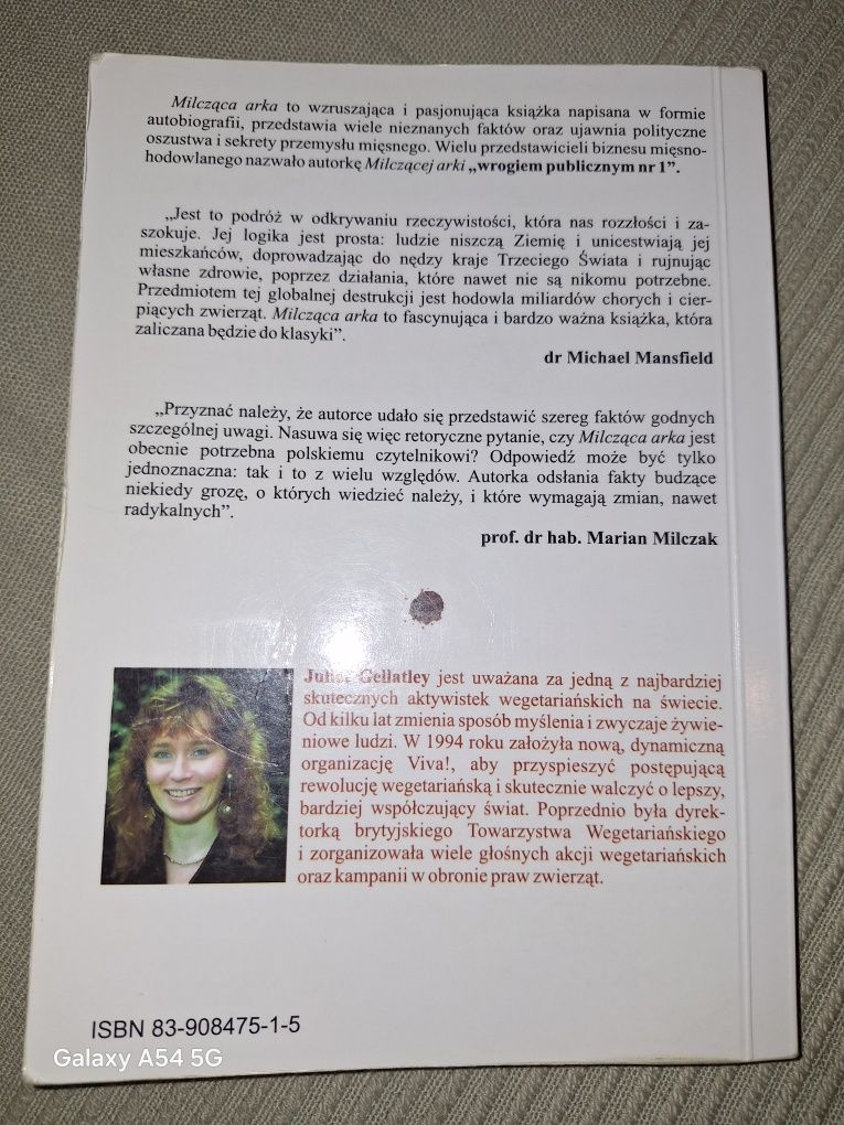 Juliet Gellatley Milcząca Arka [LSDP9]