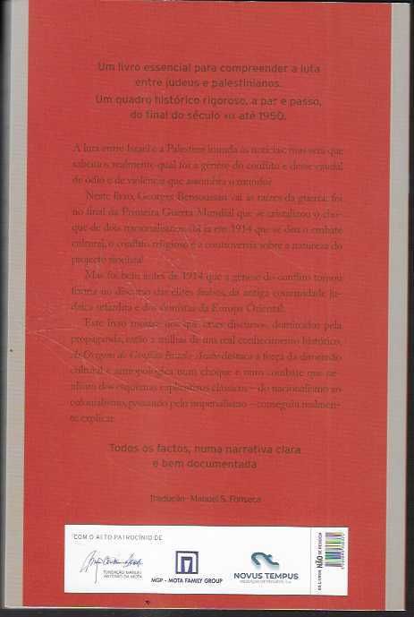 Georges Bensoussan. As Origens do Conflito Israelo-Árabe.