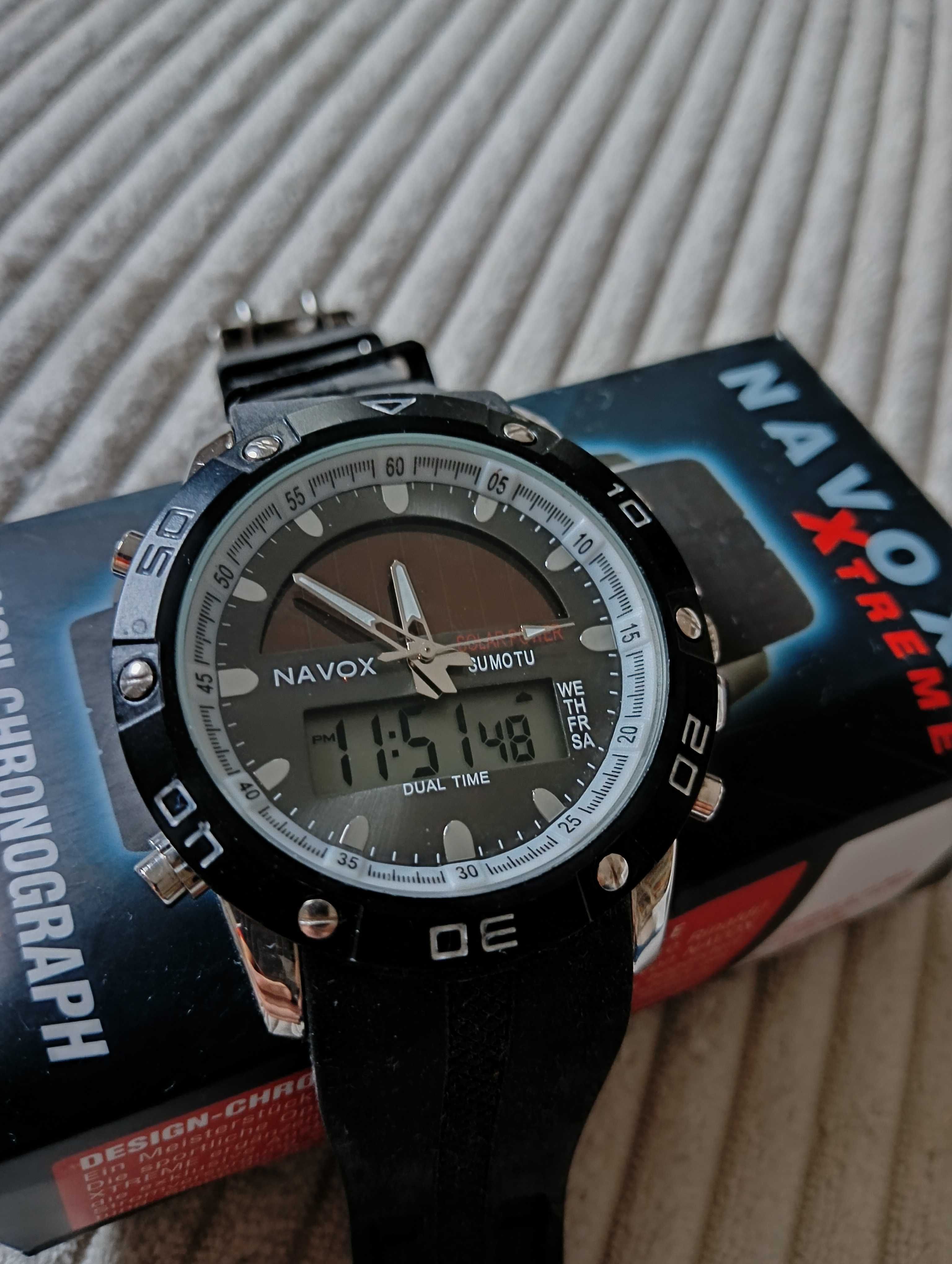 NAVOX Xtreme chronograph dual time