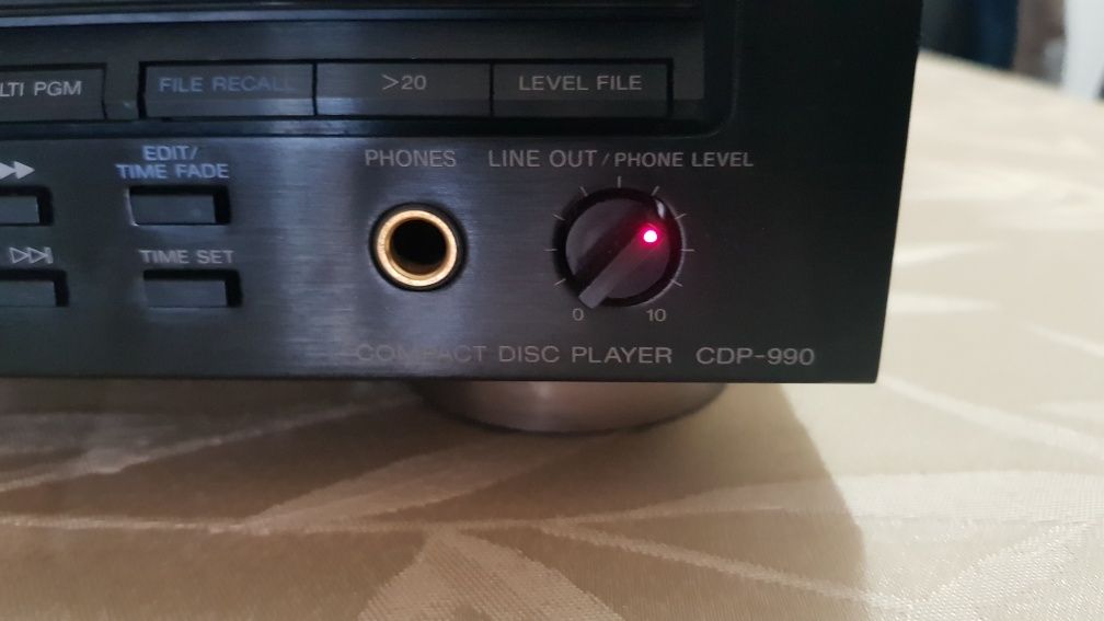 Aparelhagem cdp 990 Sony