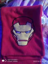 Шарф флисовый Железный человек Iron Man Marvel ,б.у.