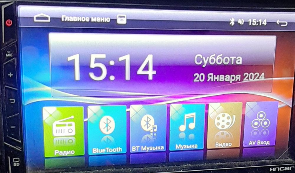 Автомагнітола INCAR, магнітола 2 din