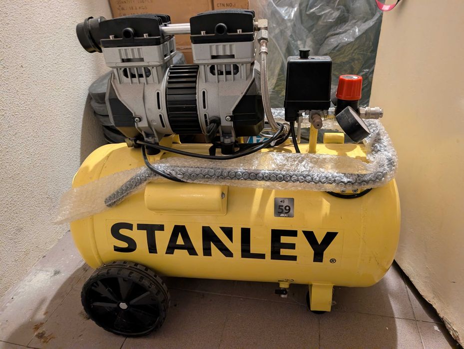 Compressor Stanley silencioso 50 litros