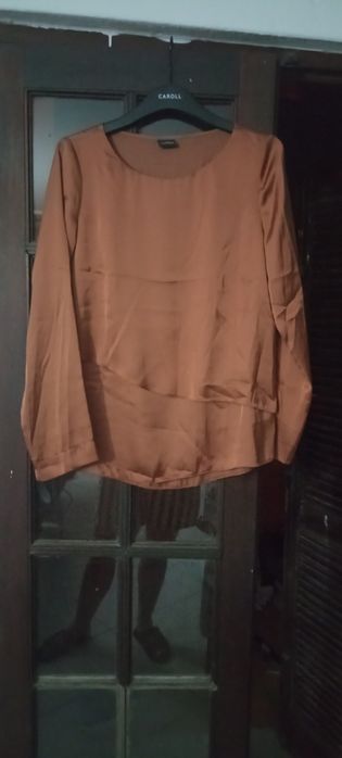 Camisa elegante castanha