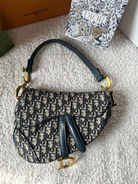 Dior siodło torebka monogram Logo skóra naturalna kod seryjny