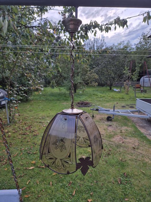 Lampa żyrandol prl oddam