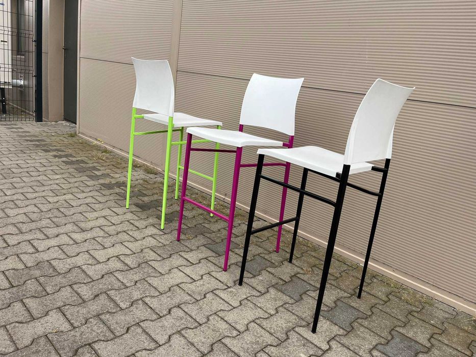 Krzesło wysokie hoker kawiarniane barowe do jadalni Nowy Styl Karai