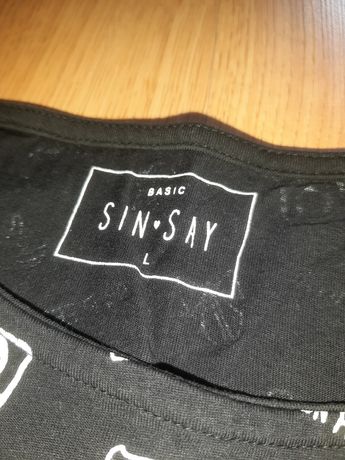 T-shirt sinsay czarny