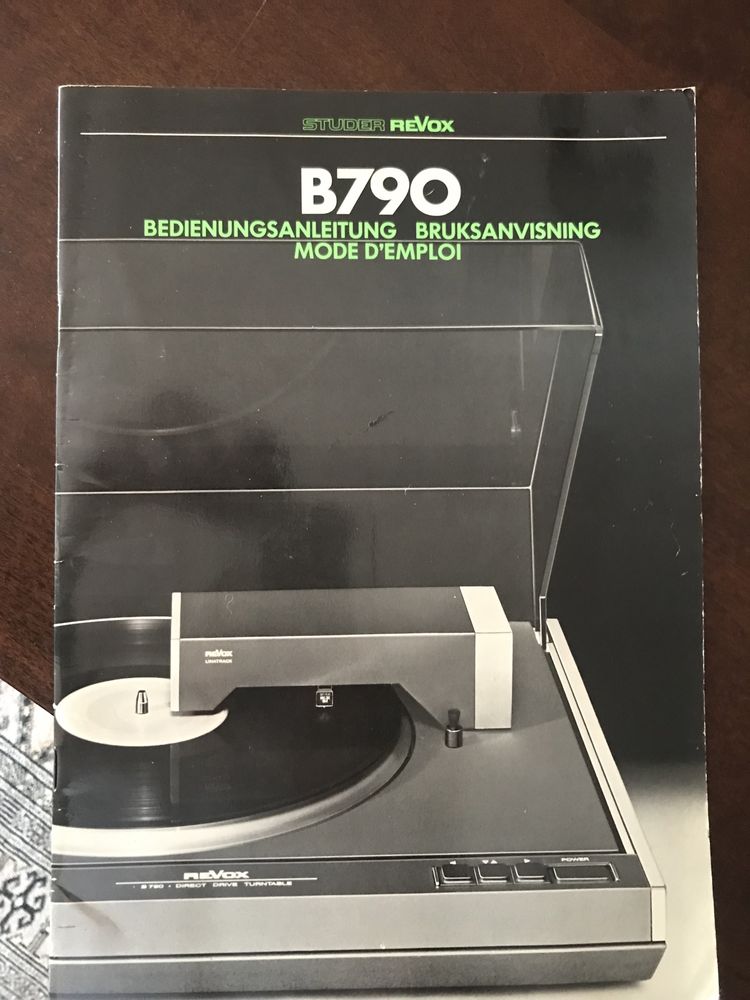 Revox B790 manual