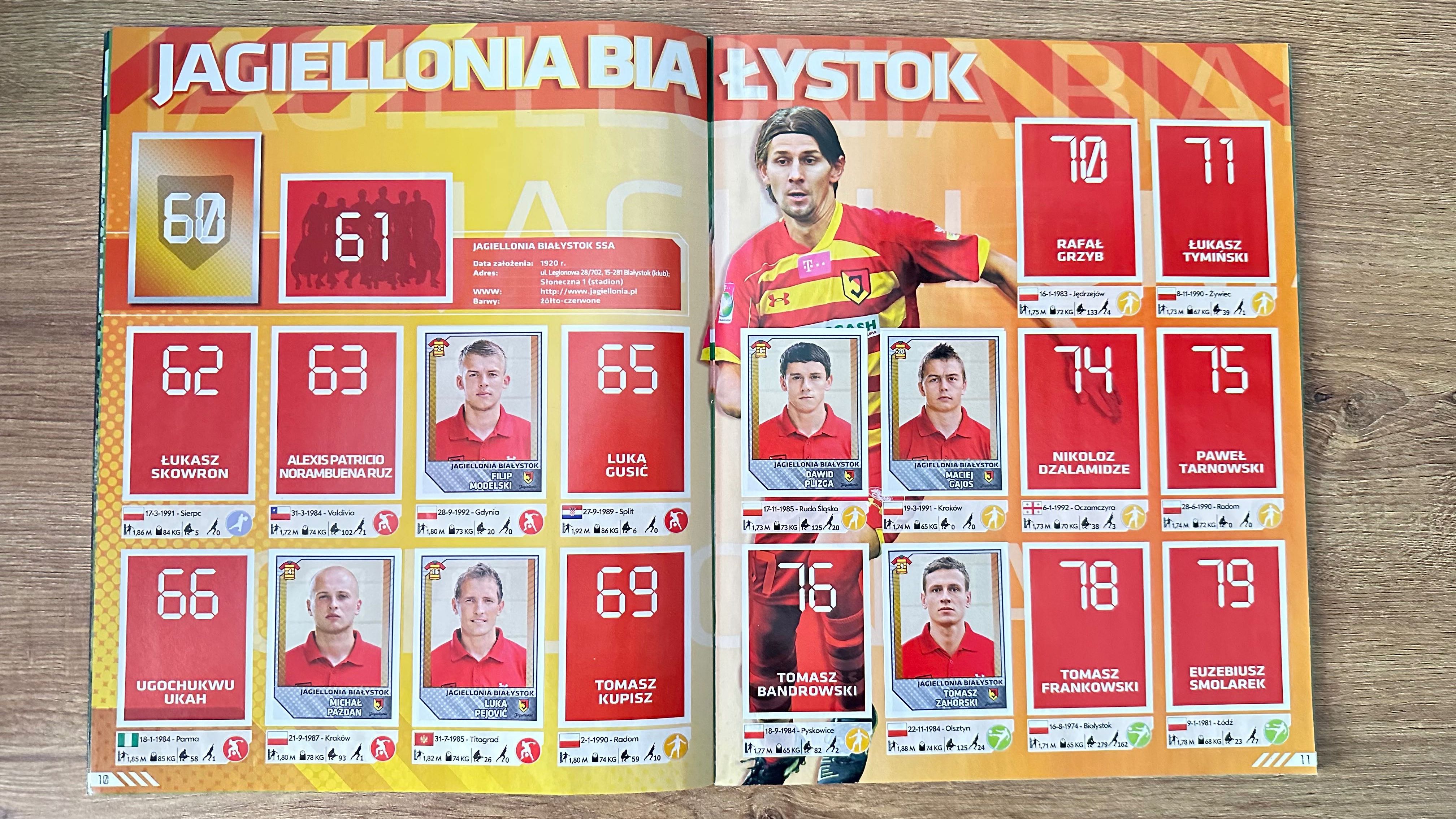 T-Mobile Ekstraklasa 2013 album do wyklejania PANINI [naklejek 93/340]