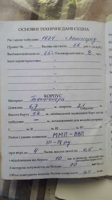 Катер прогулочный