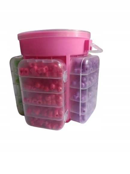 ZESTAW do robienia bransoletek KORALIKI prezent OKAZJA!