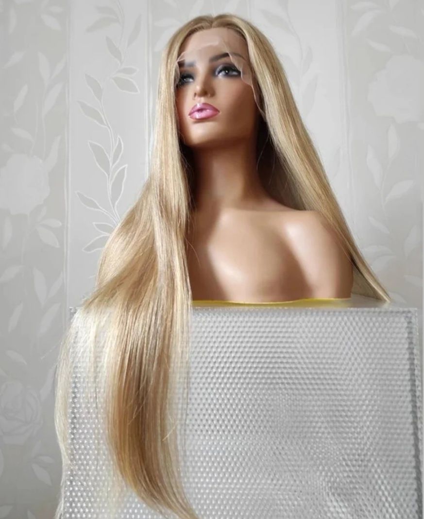 Peruka full lace wig naturalna blond