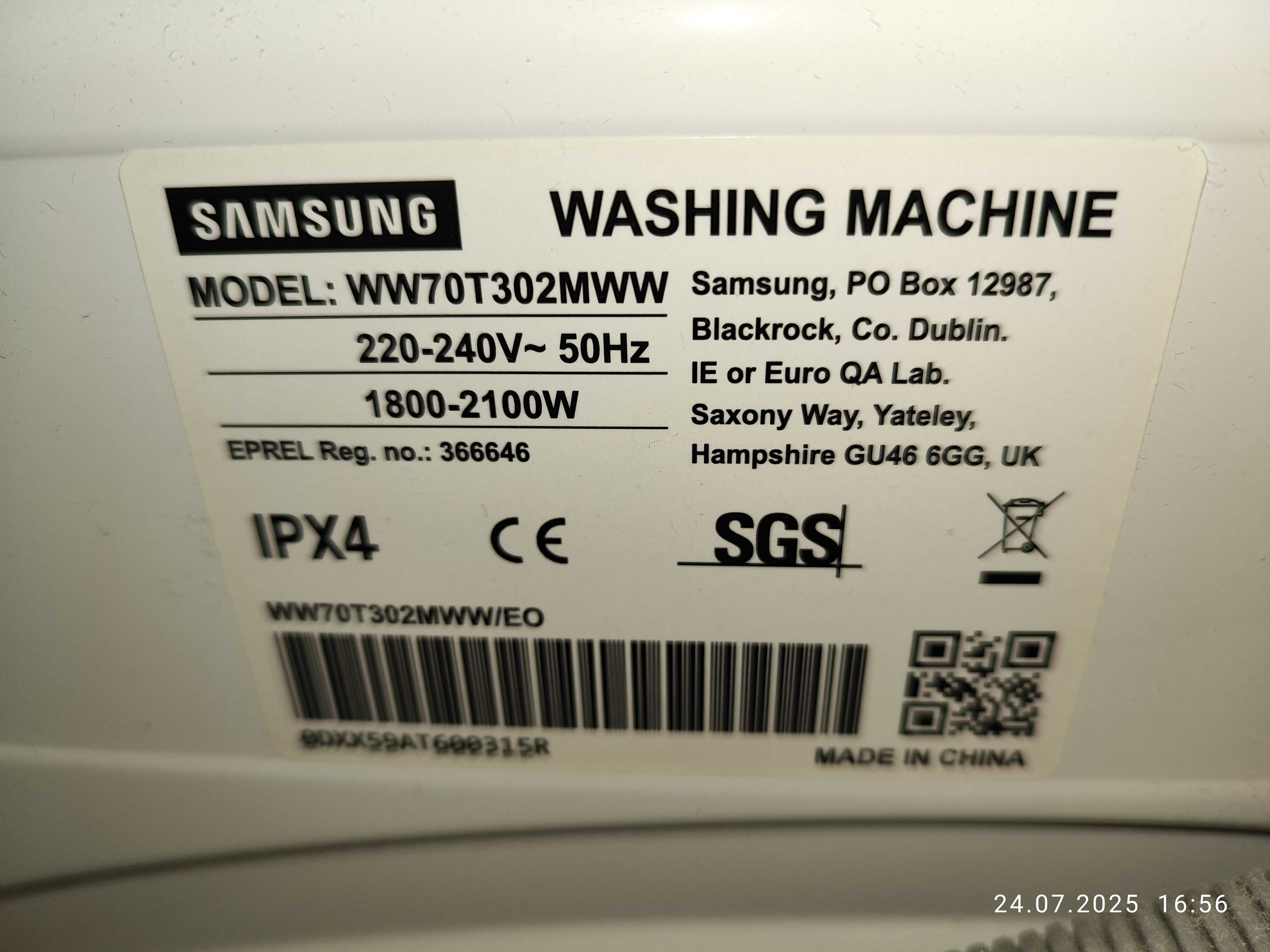 Pralka Samsung sprawna