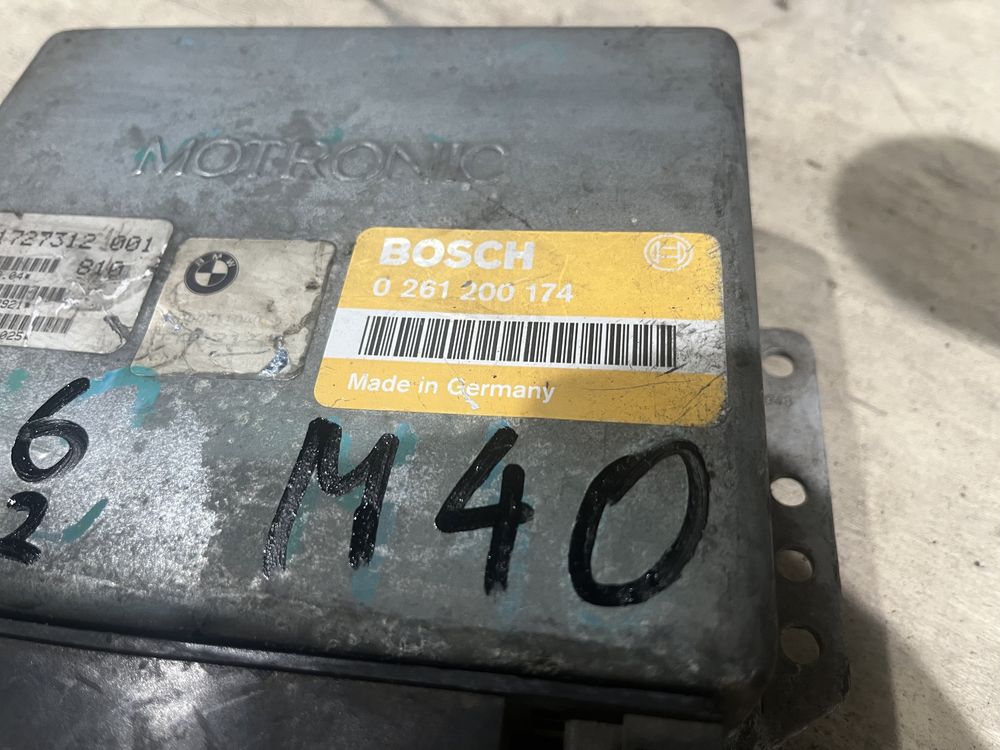 Sterownik silnika BMW E30 M40B16 316i BOSCH Motronic ECU