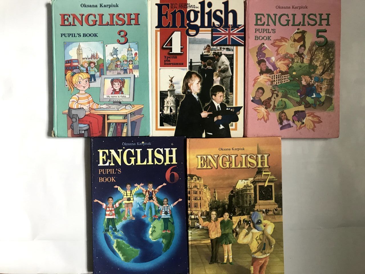 Підручники для вивчення англійської мови, книги