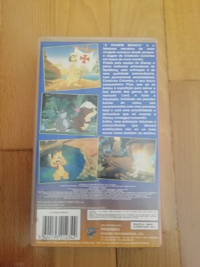 A Viagem Mágica VHS - Desenhos Animados